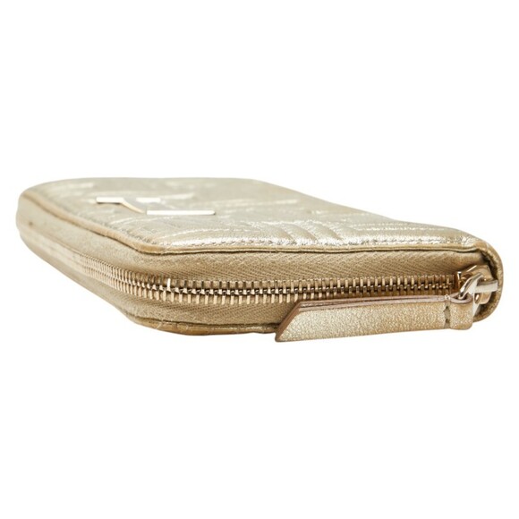 Tod's Long Wallet with Round Zipper, Gold Leather, Women's, TOD'S - Picture 3 of 11